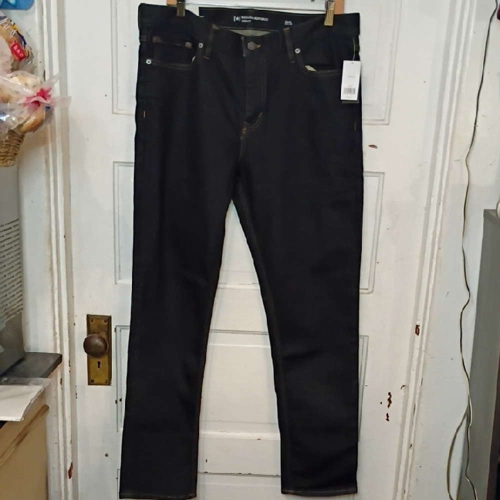 Banana Republic Men's Black Slim Jeans
